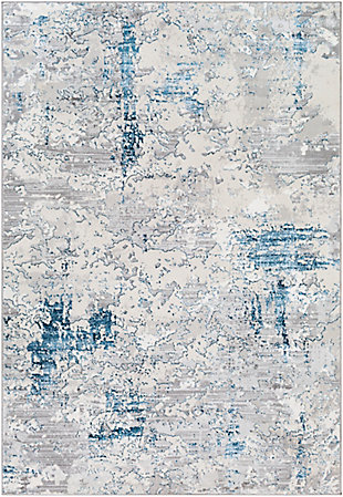 Home Accent Corine 6'7" x 9' Area Rug, Blue, large