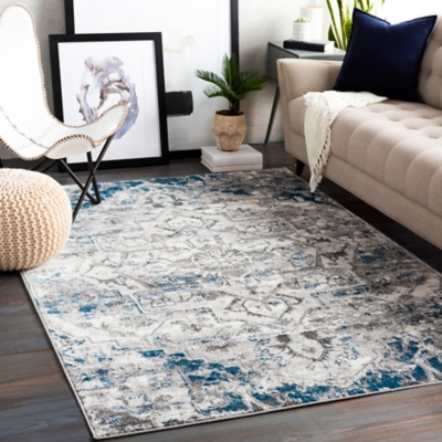 Surya Monte 5'3" x 7'3" Area Rug, Blue, rollover