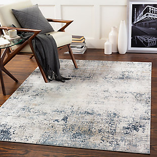 Home Accent Mcgranahan 6'7" x 9'6" Area Rug, Black/Gray, rollover