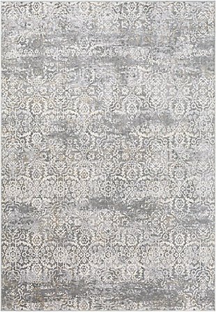 Home Accent Baylor 5' x 7'3" Area Rug, Black/Gray, large