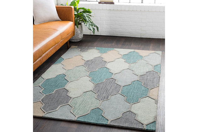 Embodying timeless traditions of  construction while maintaining the fabulous and fashionable elements of trend worthy design, this flawless rug will effortlessly cement itself as the center point to your space. Hand Tufted in 100% wool, the dazzling design intricately sewn in a multi-color pattern allow it to radiate a sense of unmatchable charm from room to room within any home decor. Maintaining a flawless fusion of affordability and durable decor, this piece is a prime example of impeccable artistry and design.Hand Tufted | Backing:  Cotton Canvas with latex | Medium Pile