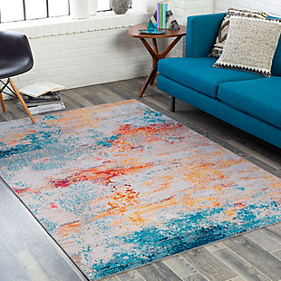 Home Accent Neuman 2'3" x 3'9" Accent Rug, Blue, rollover