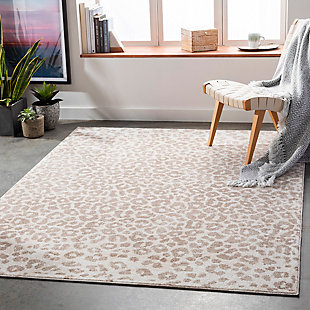 Home Accent Moshe 6'7" x 9' Area Rug, Brown/Beige, rollover