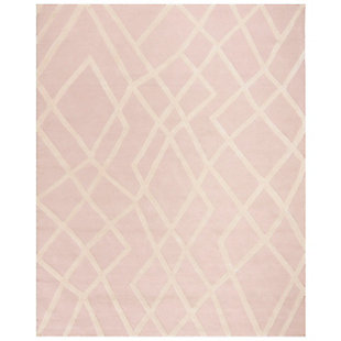 Rectangular 8' x 10' Rug, Pink, large