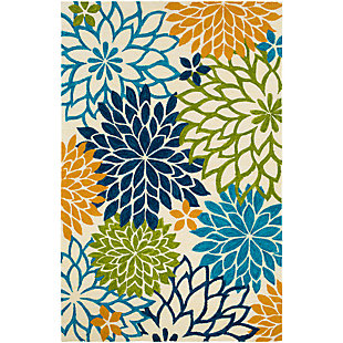Home Accent Elke 3' x 5' Accent Rug, Green, large