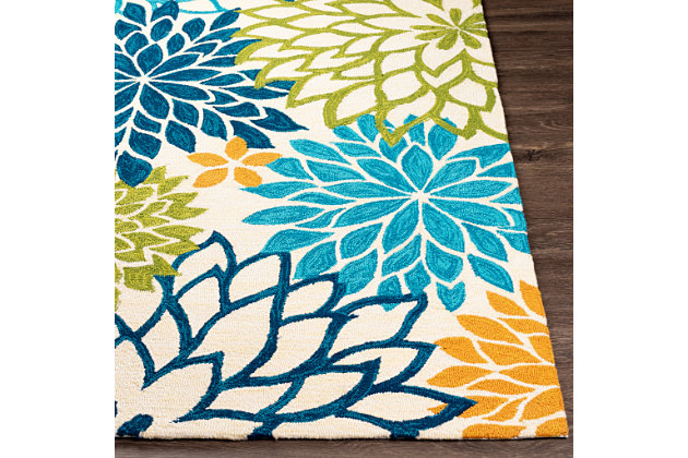 With its modern design and beautifully hand hooked texture, this rug is perfect for any space - indoor or out. Woven by hand with polypropylene, this rug is safe for outdoor use but its high quality look and feel makes it an impressive piece for any room inside as well. Pick up this piece today for your living room, kitchen, kid's room, patio, or anywhere your heart desires. Hand Hooked | 100% Polypropylene | Looped | Easy Care | Imported