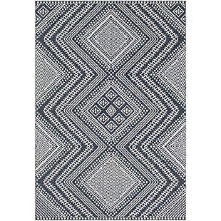 Home Accent Keisha 2' x 3' Accent Rug, Black/Gray, large