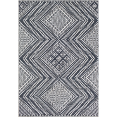 Home Accent Keisha 5'3" x 7'3" Area Rug, Black/Gray, large