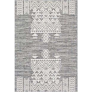 Home Accent Noble 5'3" x 7'3" Area Rug, Black/Gray, large