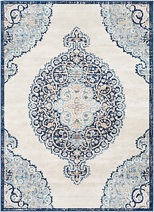 Home Accent Gooslin 5'3" x 7'3" Area Rug, Blue, large