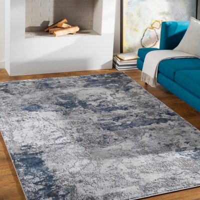 Home Accent Gurule 5'3" x 7'7" Area Rug, Blue, large