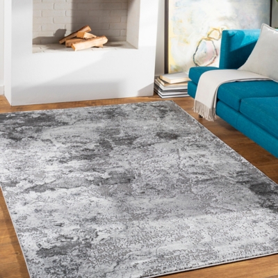Home Accent Gurule 5'3" x 7'7" Area Rug, Black/Gray, large