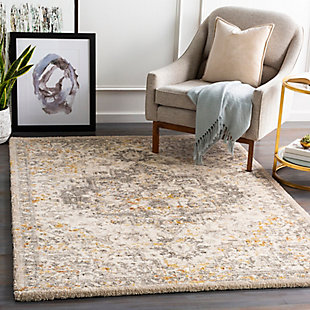 Home Accent Downer 4'3" x 5'7" Accent Rug, Metallic, rollover