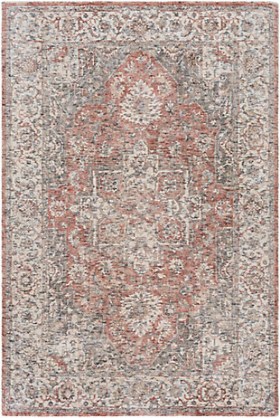 Home Accent Kayla 5' x 7'6" Area Rug, Red/Burgundy, large