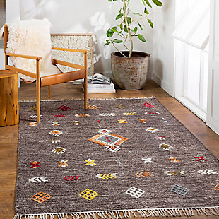 Home Accent Edris 2'3" x 3'9" Accent Rug, Brown/Beige, rollover