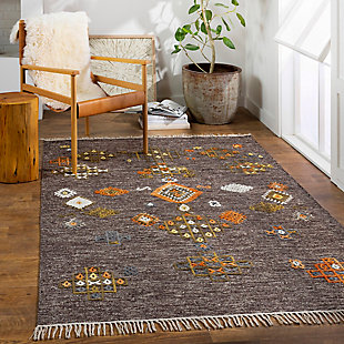 Home Accent Armand 6' x 9' Area Rug, Brown/Beige, rollover