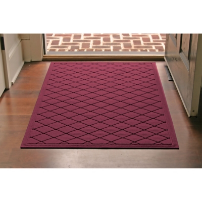 Waterhog Indoor/Outdoor Floral Doormat, 2' x 3' - Bordeaux