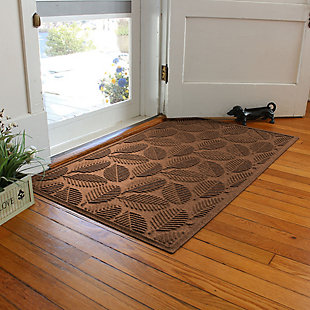 Waterhog Deanna 3' x 5' Doormat, Dark Brown, rollover