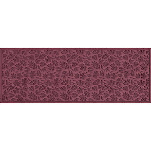 Home Accents Waterhog Fall Day 22" x 60" Runner, Bordeaux, large
