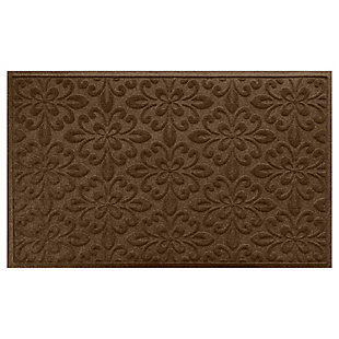 Waterhog Phoenix 3' x 5' Doormat, Dark Brown, large