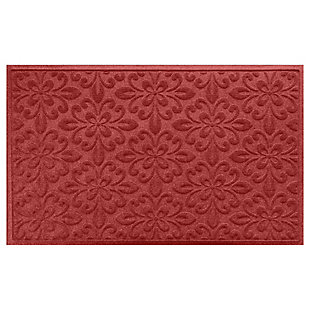 Waterhog Phoenix 3' x 5' Doormat, Red, large