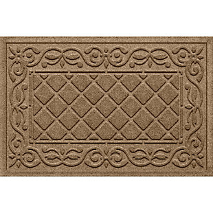 Waterhog Waterhog Tristan 2' x 3' Doormat, Camel, large