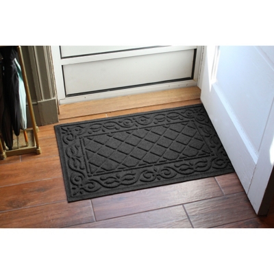 Waterhog Tristan 2' x 3' Doormat, Charcoal, large