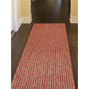 Transocean Mateo Solid Indoor/outdoor Rug Red 6'6"x9'4", Red, rollover