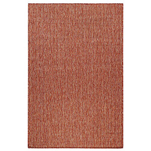 Transocean Mateo Solid Indoor/outdoor Rug Red 6'6"x9'4", Red, large