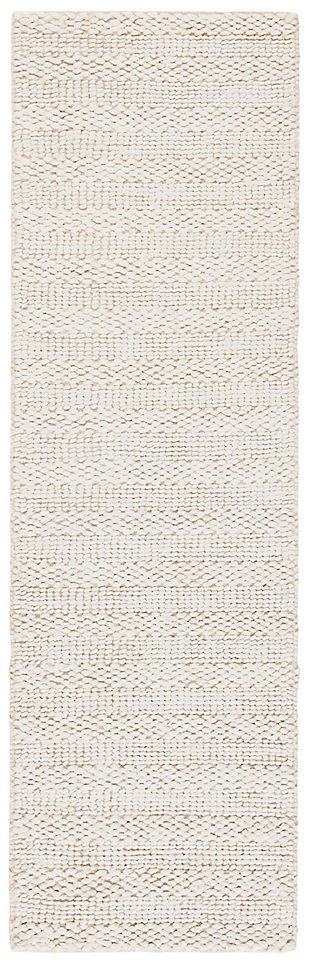 Think coastal living and casual beach house style with rugs so classic they'll even work in the city. Safavieh's natural fiber rugs are soft underfoot, textural, natural in color and woven of sustainably harvested sisal and sea grass, or biodegradable jute fibers twice-washed for unrivaled softness and beauty.Handwoven | Made of 90% jute, 10% cotton | Imported