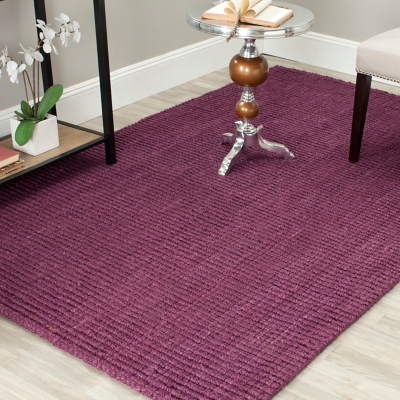 Safavieh Natural Fiber 5' x 8' Area Rug, Purple, large