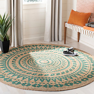 The Natural Fiber Rug Collection features an extensive selection of jute rugs, sisal rugs and other eco-friendly rugs made from innately soft and durable natural fiber yarns. Subtle, organic patterns are created by a dense sisal weave and accentuated in engaging colors and craft-inspired textures. Many designs made with non-slip or cotton backing for cushioned support. Handwoven construction | Made of 100% jute pile | Imported