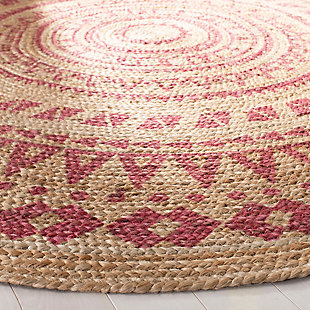 Think coastal living and casual beach house style with rugs so classic they'll even work in the city. Safavieh's natural fiber rugs are soft underfoot, textural, natural in color and woven of sustainably harvested sisal and sea grass, or biodegradable jute fibers twice-washed for unrivaled softness and beauty.Handwoven construction | Made of 100% jute pile | Imported