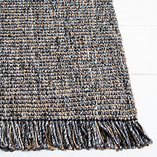 The Natural Fiber Rug Collection features an extensive selection of jute rugs, sisal rugs and other eco-friendly rugs made from innately soft and durable natural fiber yarns. Subtle, organic patterns are created by a dense sisal weave and accentuated in engaging colors and craft-inspired textures. Many designs made with non-slip or cotton backing for cushioned support. Handwoven construction | Made of 60% jute, 25% polyester, 10% wool and 5% viscose | Imported