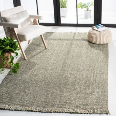 Safavieh Natural Fiber 5' x 8' Area Rug, Green/Natural, rollover