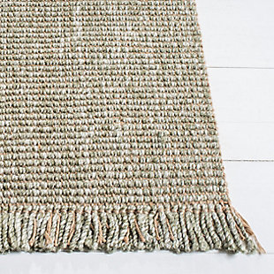 The Natural Fiber Rug Collection features an extensive selection of jute rugs, sisal rugs and other eco-friendly rugs made from innately soft and durable natural fiber yarns. Subtle, organic patterns are created by a dense sisal weave and accentuated in engaging colors and craft-inspired textures. Many designs made with non-slip or cotton backing for cushioned support. Handwoven construction | Made of 60% jute, 25% polyester, 10% wool and 5% viscose | Imported