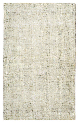 London London Neutral 6'6" x 9'6" Hand-Tufted Rug, Beige, rollover