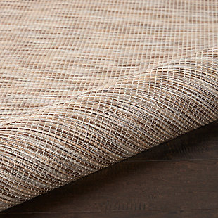 Upgrade your indoor/outdoor lifestyle with the rich textural appeal of a positano area rug. These flat weave rugs are elegant enough for your living room, bedroom, dining room or family room, yet durable enough to enjoy outdoors on your porch, patio, poolside space or deck. Choose from a spectrum of versatile neutrals and fresh colors that display exciting variations. Power-loomed with 100% polypropylene for softness, texture and carefree living. The appealing texture of this area rug is made beautifully visible by the space-dyed color variations of its striated yarns.Made of easy-care polypropylene | Indoor/outdoor | Hose down and air dry | Machine made | Flat weave construction | Colors may vary in appearance from sunlight to indoor lighting | Rug pad recommended | Due to the detailed construction of our rugs both handmade and machine made, sizes may vary. | Imported | To extend the life of your outdoor rug, bring indoors during extreme weather | Imported