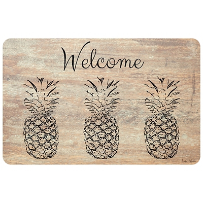 Bungalow Welcome Pineapples 111 x 3 Mat, Multi
