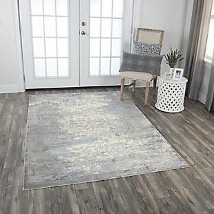 Rizzy Home Glamour 3'11" x 5'6" Power-Loomed Accent Rug, Gray, rollover