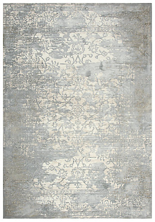 Rizzy Home Glamour 5'3" x 7'6" Power-Loomed Area Rug, Gray, large