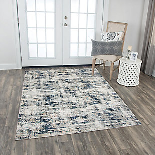 Rizzy Home Glamour 3'11" x 5'6" Power-Loomed Accent, Gray, rollover