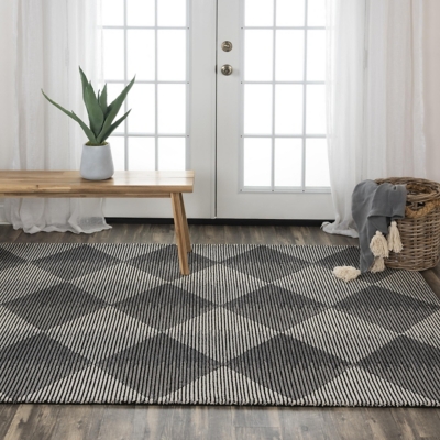 Rizzy Home Addison 5' x 7'6" Tufted Area Rug, Gray, large