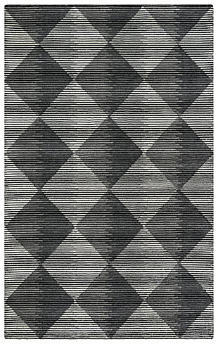 Rizzy Home Addison 5' x 7'6" Tufted Area Rug, Gray, large