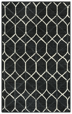 Rizzy Home Ava 5' x 7'6" Tufted Area Rug, Gray, large