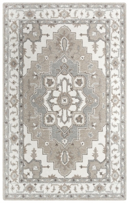 Rizzy Home Conley 5' x 7'6" Tufted Area Rug, Beige, large