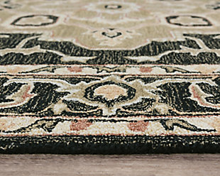 The Conley collection takes texture and dimension to a whole new level. Hand-tufted using premium wool, the traditional and uniquely colored designs make a dramatic statement in any setting. These area rugs combine different dying techniques using on-trend colors, different yarn thicknesses, high and low cut piles (and loop pile where it’s called for). This large area rug provides high fashion looks at a very affordable price. 100% Wool | Hand Tufted | Unique designs | Exclusive design