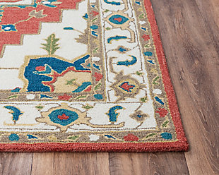 The Conley collection takes texture and dimension to a whole new level. Hand-tufted using premium wool, the traditional and uniquely colored designs make a dramatic statement in any setting. These area rugs combine different dying techniques using on-trend colors, different yarn thicknesses, high and low cut piles (and loop pile where it’s called for). This medium-size area rug provides high fashion looks at a very affordable price. 100% Wool | Hand Tufted | Unique designs | Exclusive design