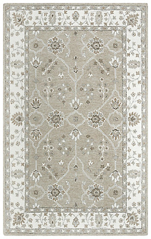 Rizzy Home Conley 5' x 7'6" Tufted Area Rug, Beige, large