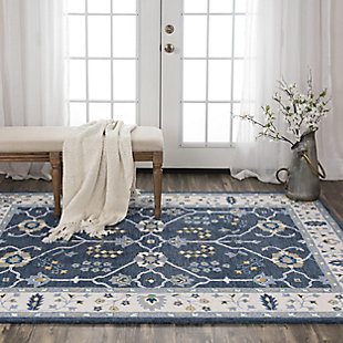 Rizzy Home Conley 5' x 7'6" Tufted Area Rug, Blue, rollover